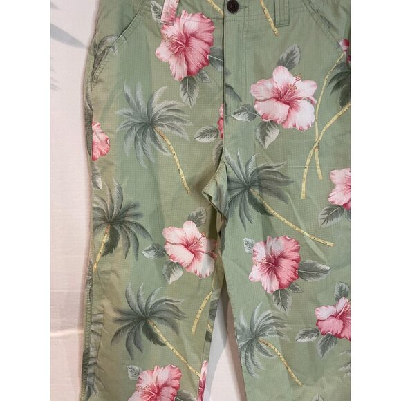 Caribbean Joe Women's Petite Floral Capris 6P - Picture 5 of 11